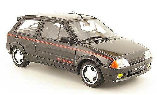 Citroen AX sport 1/18 Ottomobile black diecast model cars