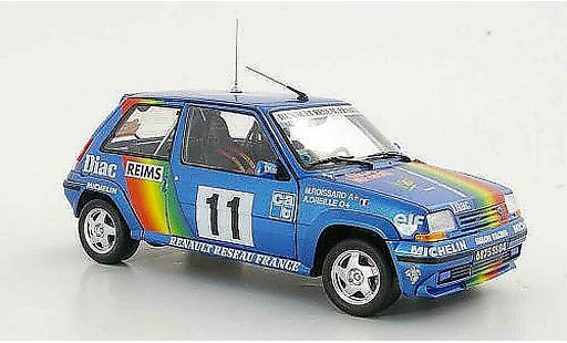 Renault 5 Alain Oreille 1/18 Norev GT Turbo No.11A. / M.Roissard Rally Monte Carlo 1990 diecast model cars