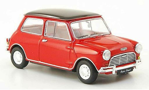 Austin Mini cooper 1/43 Ebbro red/black RHD 1961 diecast model cars