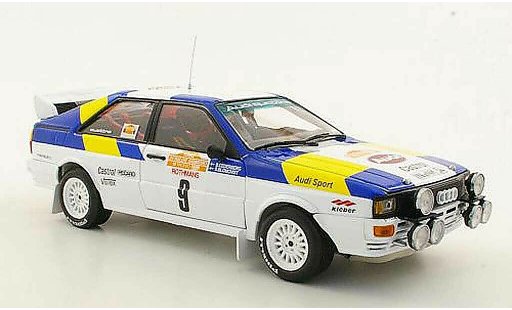 Audi Quattro rallye 1/18 Sun Star No.9 S.Blomqvist / B.Cederberg Rally San Remo 1982 diecast model cars