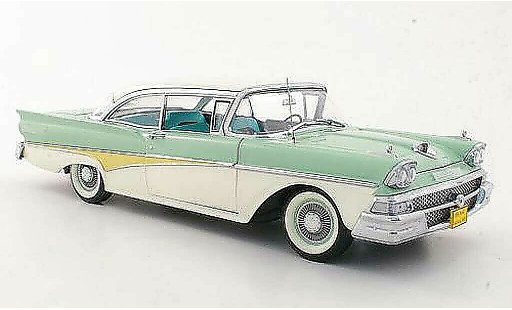 Ford Fairlane 500 Hardtop 1/18 Sun Star grey green/white diecast model cars