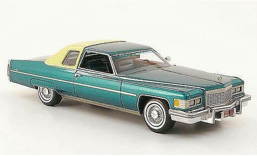 Cadillac Deville Coupe 1/43 American Excellence 1976 green/beige diecast model cars