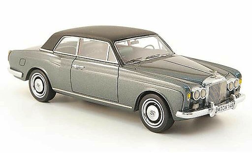 Bentley Corniche coupe 1/43 Neo grey/black limited edition 1971 diecast model cars