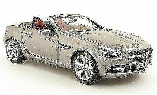 Mercedes Classe SLK Base 1/18 Minichamps (r172) 2011 grey diecast model cars