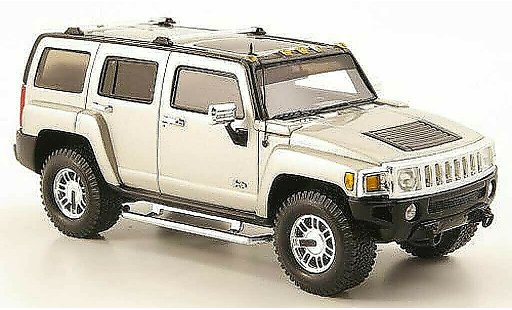 Hummer H3 Base 1/43 Luxury Collectibles grey 2006 diecast model cars