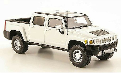 Hummer H3 H3T 1/43 Luxury Collectibles T white 2008 diecast model cars