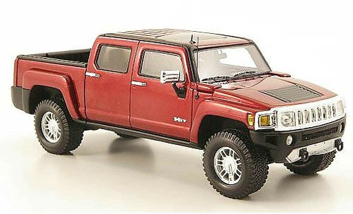 Hummer H3 H3T 1/43 Luxury Collectibles T red 2008 diecast model cars