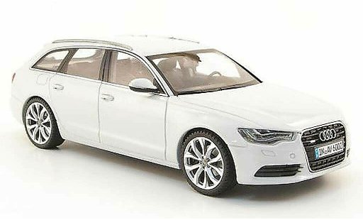 Audi A6 avant 1/43 Schuco (C7) grey white 2011 diecast model cars