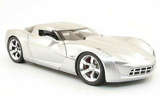 Chevrolet Corvette concept 1/18 Jada Toys C6 grey metallisee diecast model cars