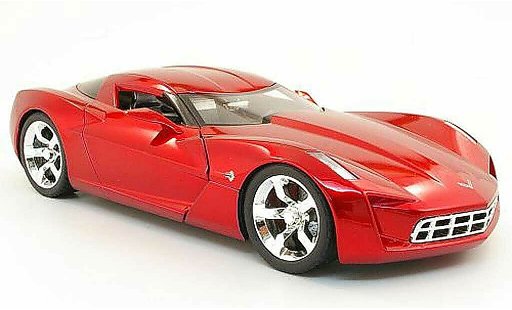 Chevrolet Corvette concept 1/18 Jada Toys C6 red diecast model cars