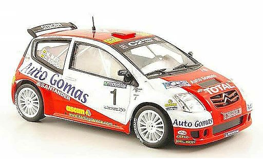 Citroen C2 S1600 1/43 Hachette No.1 Auto Gomas Rally Cantabria Infinita 2005 diecast model cars