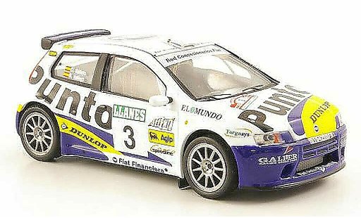 Fiat Punto Rally 1/43 Hachette S 1No.3 Villa de Llanes 2002 diecast model cars