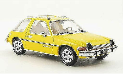 AMC Pacer x auto 1/43 Premium X yellow 1975 diecast model cars