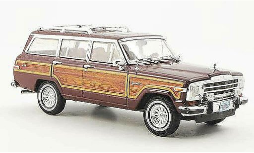 Jeep Wagoneer Base 1/43 Premium X weinrot 1989 diecast model cars