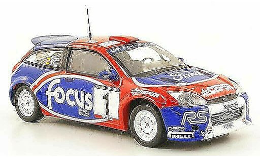 Ford Focus RS WRC 1/43 Hachette No1 Rally de Cangas del Narcea 2002 diecast model cars