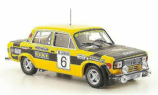 Seat 124 1800 1/43 Hachette No.6 Rally RACE 1977 diecast model cars
