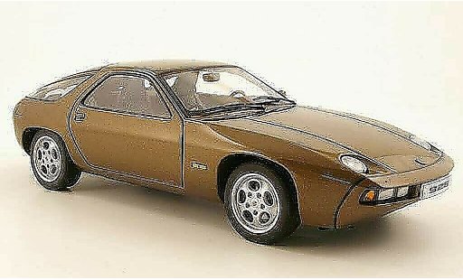 Porsche 928 1977 1/18 Autoart brown diecast model cars