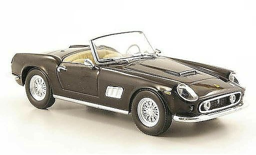 Ferrari 250 GT California 1/43 Hachette black diecast model cars