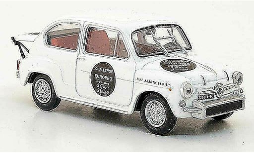 Abarth 850 TC 1/43 Hachette Corsa/65 white 1965 diecast model cars