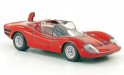 Abarth 1600 OT 1/43 Hachette red 1966 diecast model cars