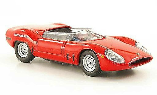 Fiat 2000 Abarth 1/43 Hachette OT Sport Spider red 1966 diecast model cars