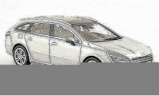 Peugeot 508 SW 1/43 Norev grey 2010 diecast model cars