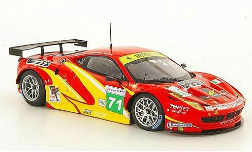 Ferrari 458 Italia GT2 1/43 Fujimi No.71 Team AF Corse 24h Le Mans 2011 diecast model cars