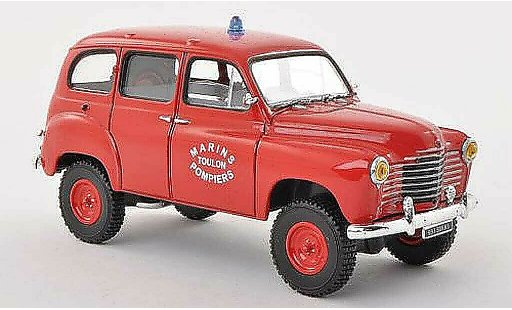 Renault Colorale Base 1/43 Solido 4x4 Marins Fire brigade Toulon pompiers (F) 1953 diecast model cars