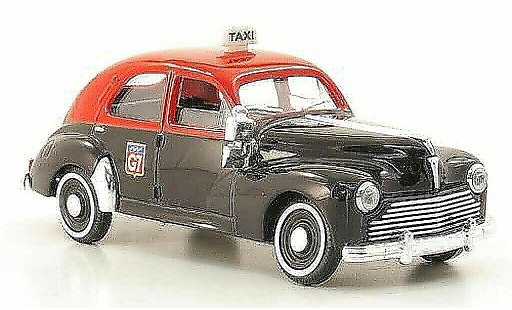 Peugeot 203 Berline 1/43 Solido Saloon Taxi black/red 1954 diecast model cars