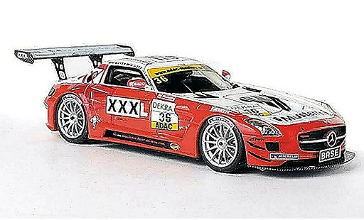 Mercedes SLS GT3 1/43 Schuco AMG No.36 Musterring - MS Racing M.Mayer / M.Gotz ADAC GT Masters-Saison 2011 diecast model cars