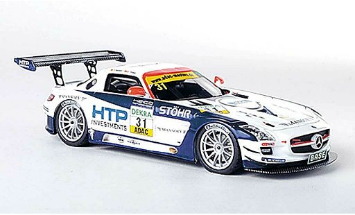 Mercedes SLS GT3 1/43 Schuco AMG No.31 Heico Motorsport T.Holzer / C.Tilke ADAC GT Masters-Saison 2011 diecast model cars