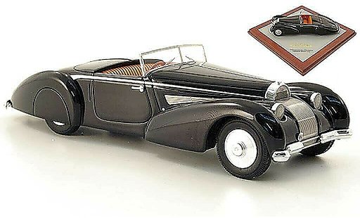 Bugatti 57 cabriolet 1/43 Luxcar Voll & Ruhrbeck Convertible black open 1939 diecast model cars