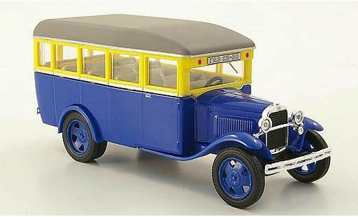 Gaz 03-30 Base 1/43 Nash Avtoprom blue/yellow/grey diecast model cars