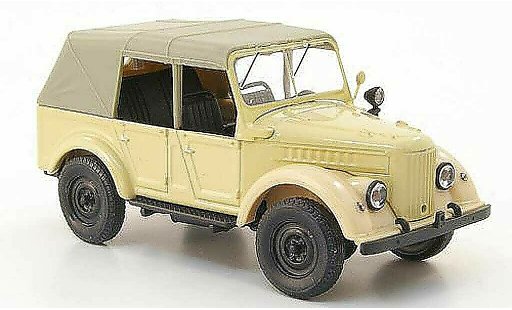 Gaz 69A Ferm&Atilde;&copy; 1/43 Nash Avtoprom beige closed diecast model cars