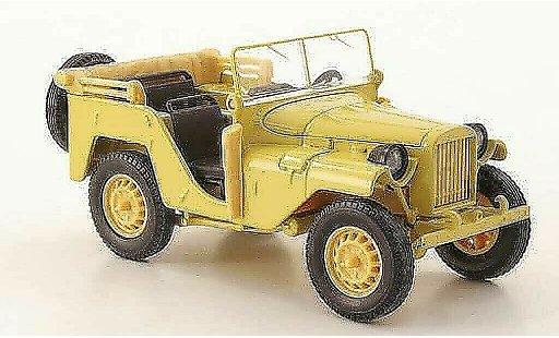 Gaz 64 Base 1/43 Nash Avtoprom yellow diecast model cars