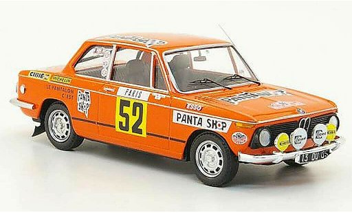 Bmw 2002 tii 1/43 Trofeu No.52 Pantashop Dorche/Vieu Rally Monte Carlo 1977 diecast model cars