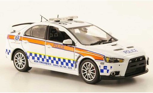 Mitsubishi Lancer Evolution X 1/43 Model Icons Humberside Road Crime Unit diecast model cars