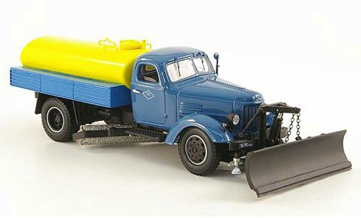 Zil 164 Base 1/43 DIP Models A/KPM-2 Strassenreinigreeng No.171 blue/yellow diecast model cars