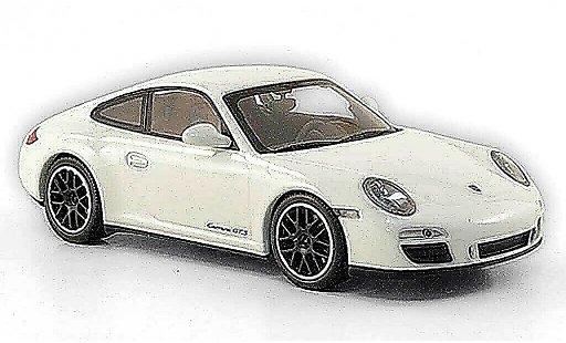 Porsche 911 GTS 1/43 Minichamps Carrera Coupe white 2011 diecast model cars