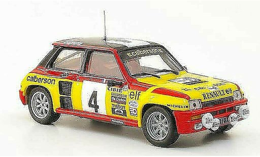 Renault 5 Turbo 1/43 Hachette No.4 Calberson Tour de France Automobile 1980 diecast model cars