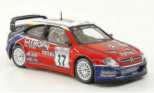 Citroen Xsara WRC 2003 1/43 Hachette No.17 Total Rally Monte Carlo diecast model cars