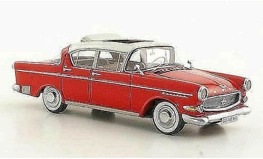 Opel Kapitan P2.5 1/43 Neo L white/red 1958 diecast model cars
