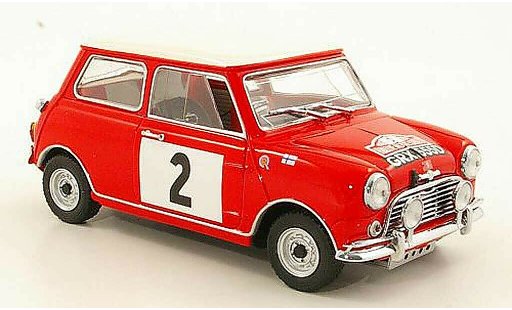 Austin Mini rallye 1/18 Kyosho Rally 1275S No.2 Rally Monte Carlo 1966 diecast model cars