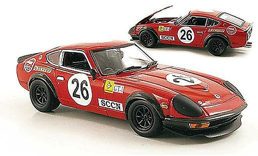 Datsun 240Z course 1/43 Kyosho Sport Racing No.26 1000 Km Japan 1972 diecast model cars
