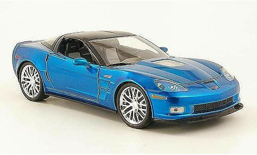 Chevrolet Corvette ZR1 1/18 Jada Toys C6 blue/carbon phares 2009 diecast model cars