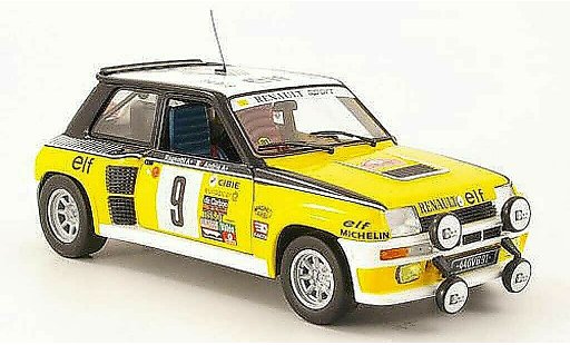 Renault 5 Turbo 1/18 Eagle no9 elf rallye monte carlo 1981 j.ragnotti / andrie diecast model cars