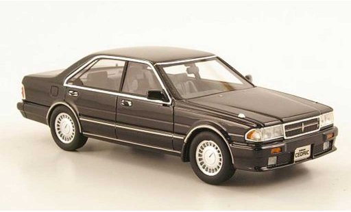 Nissan Cedric Y31 Gran Turismo SV 1/43 Hi Story () black RHD 1989 diecast model cars
