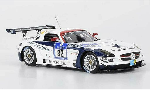 Mercedes SLS GT3 1/43 Minichamps AMG No.32 Heico Motorsport 24h ADAC Nurburgring 2011 diecast model cars