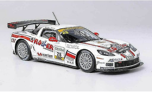 Chevrolet Corvette Z06 1/43 Minichamps C6 Z06R GT3 (C6) No.28 Callaway Competition D.Alessi / D.Keilwitz ADAC GT Masters 2011 diecast model cars