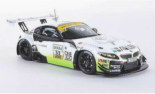 Bmw Z4 GT3 1/43 Minichamps E89 No.52 Westcoast Racing F.Lestrup / L.Stugemo ADAC GT Masters-Saison 2011 diecast model cars